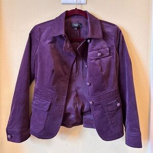 Talbots Women's Purple Blazer